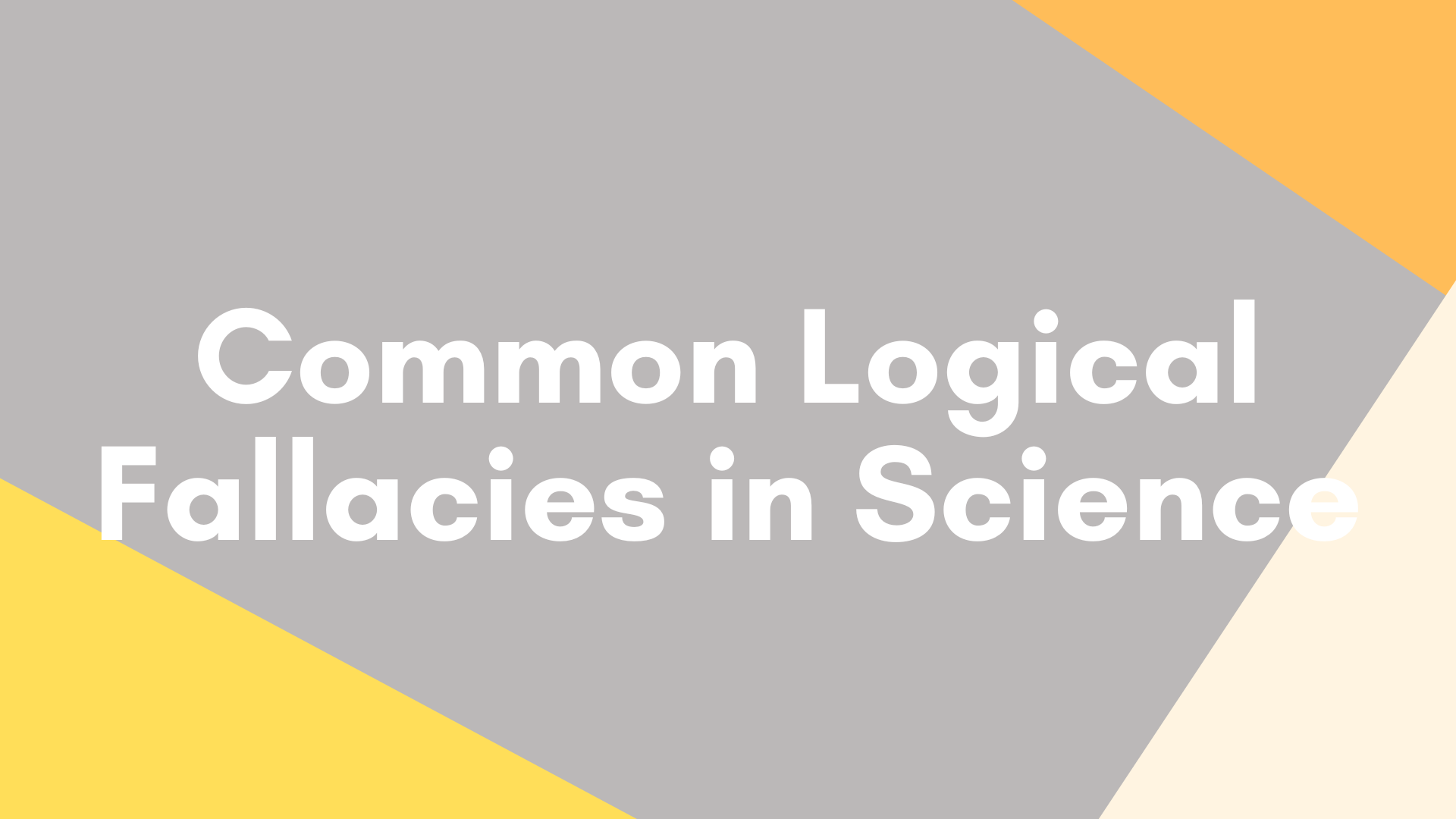 Common Logical Fallacies in Science (Grades 6-8)