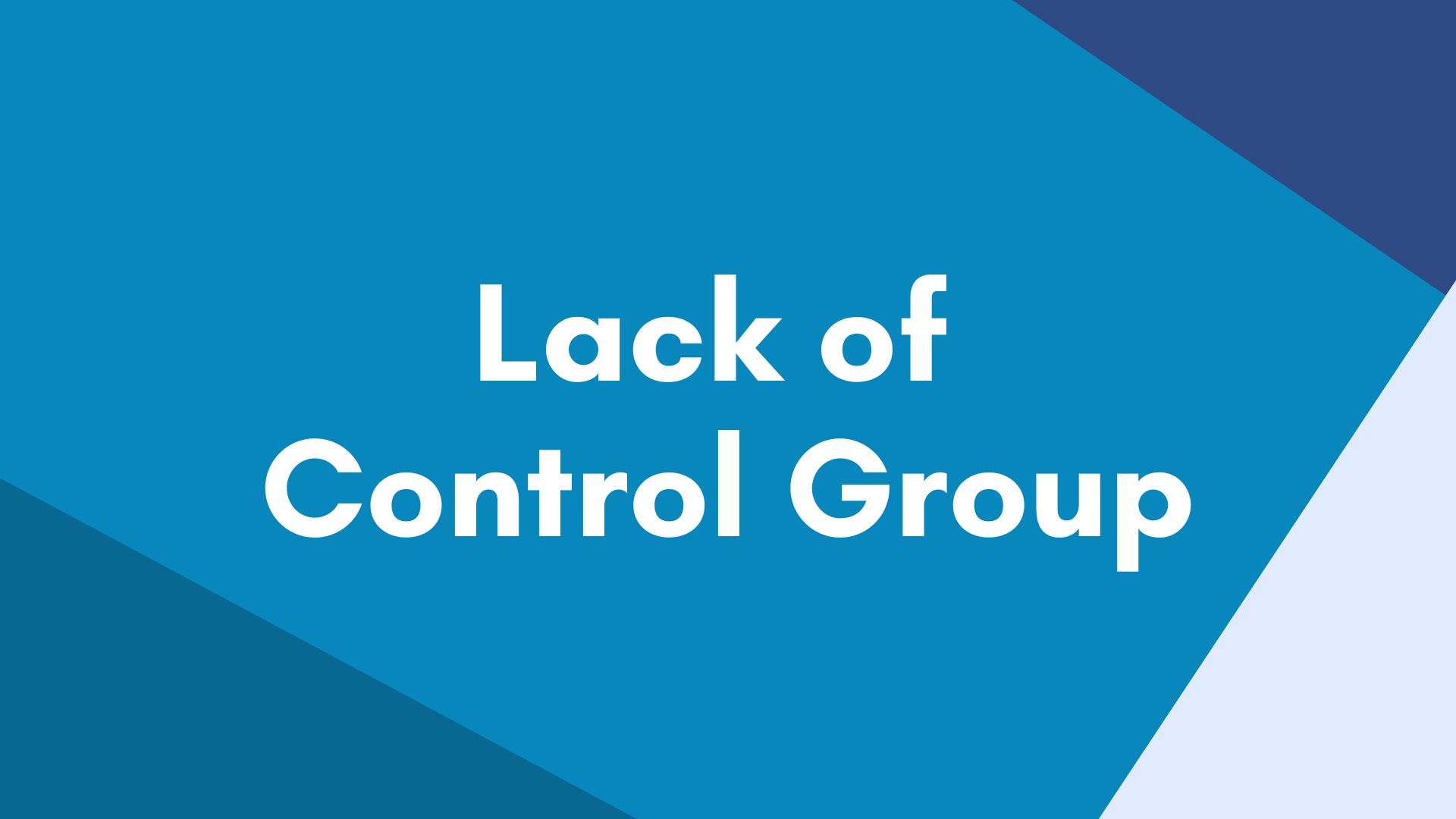 Teaching About Control Groups